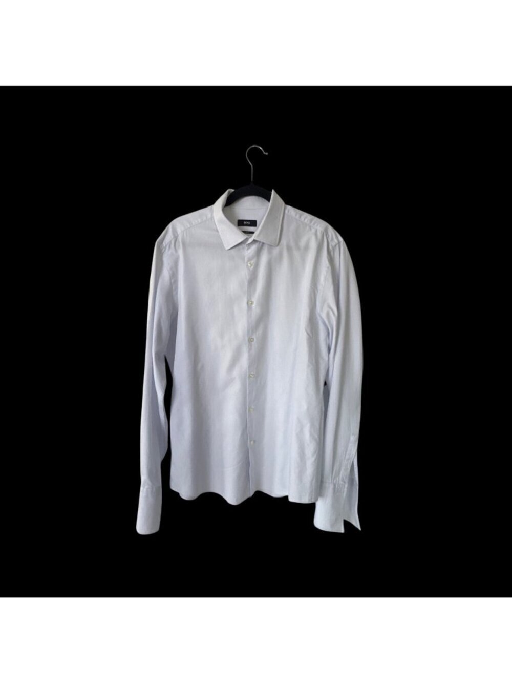 Hugo Boss Slim Fit Light Blue Button-Up Mens Shirt - Made In Turkey 100% Cotton
